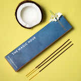Folkulture Incense Sticks | Set of 6 (120 Insence-Sticks) for Positive Aura | Coconut Mango, Oriental Aqua, Green Tea, Ocean Salt, Rose Geranium, Orange Blossom Inscents-Sticks | Magic Hour