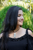 Sugandha Wellness Rainbow Moonstone Healing Crystal Necklace - Lunar Pendant Balance, Inner Light, Love & Creativity