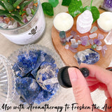 ZHIYUXI 2" Amethyst Rose Quartz Clear Quartz Fluorite Raw Crystals and Stones 4Pcs Crystals Bulk Real Crystals Decor Huge Rocks for Tumbling Witchcraft Wrapping Fountain Rocks Cabbing Room Decor