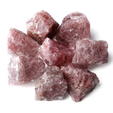 ZHIYUXI 2" Amethyst Rose Quartz Clear Quartz Fluorite Raw Crystals and Stones 4Pcs Crystals Bulk Real Crystals Decor Huge Rocks for Tumbling Witchcraft Wrapping Fountain Rocks Cabbing Room Decor