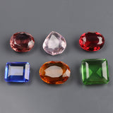 GEMHUB Brazilian 500 Carat Lot of 6 Pcs Mix Color & Shape Loose Gemstone Lot for Jewelry Making ASP-029