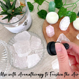 ZHIYUXI 2" Amethyst Rose Quartz Clear Quartz Fluorite Raw Crystals and Stones 4Pcs Crystals Bulk Real Crystals Decor Huge Rocks for Tumbling Witchcraft Wrapping Fountain Rocks Cabbing Room Decor