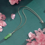 VIBILIA Healing Crystal Necklace Wire Wrapped Natural Amethyst Stone Point Pendant Necklace Hexagonal Reiki Spiritual Quartz Gemstone Stone Jewelry for Women Men
