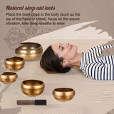 DiDiBirDi 3.15In, 3.54In, 4.33In, 3Pcs Tibetan Singing Bowl Set – Handmade in Nepal for Meditation, Yoga, Relaxation and Stress Relief, Sound Bath