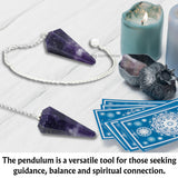 Amazing Gemstone Rainbow Moonstone Crystal Pendulum for Divination - Certified Dowsing Crystals and Healing Stones for Chakra Balancing and Meditation - Enhance Reiki Spiritual Growth
