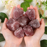 ZHIYUXI 2" Amethyst Rose Quartz Clear Quartz Fluorite Raw Crystals and Stones 4Pcs Crystals Bulk Real Crystals Decor Huge Rocks for Tumbling Witchcraft Wrapping Fountain Rocks Cabbing Room Decor
