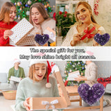Amethyst Cluster Quartz Purple Raw Gem Stones Gift for Meditation Decor Energy Balance Reiki 1.2-2"/3-5cm