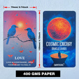 GZXINKE Cosmic Oracle Cards, Universe Message Oracle Cards for Beginners, Inner Strength, Spiritual Guidance Oracle Deck, Universal Wisdom for Daily Use, Readings, and Meditation