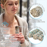 White Sage Smudge Sticks 4" Inch Smudging Wands 6 Bundles | Smudge Kit White Sage Incense Sticks for Home Cleansing (6 Pack)
