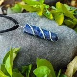 Sugandha Wellness Rainbow Moonstone Healing Crystal Necklace - Lunar Pendant Balance, Inner Light, Love & Creativity