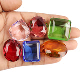 GEMHUB Brazilian 500 Carat Lot of 6 Pcs Mix Color & Shape Loose Gemstone Lot for Jewelry Making ASP-029