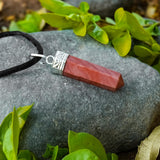 Sugandha Wellness Rainbow Moonstone Healing Crystal Necklace - Lunar Pendant Balance, Inner Light, Love & Creativity